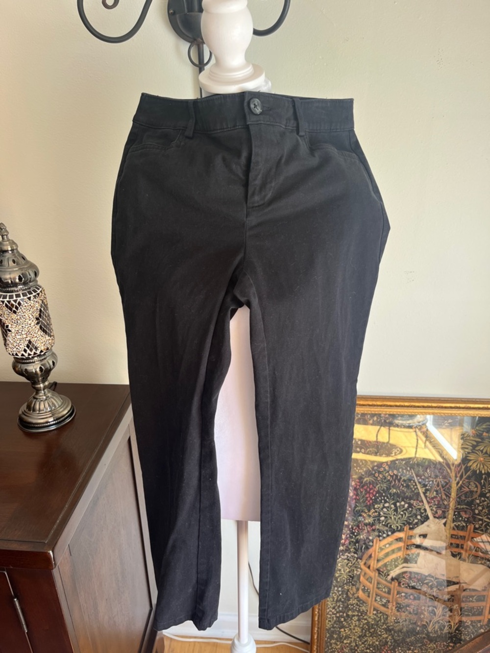 LOFT Black Women’s Chino Pants